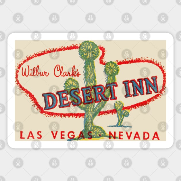 Wilber Clark's Desert Inn // Defunct Las Vegas Magnet by darklordpug